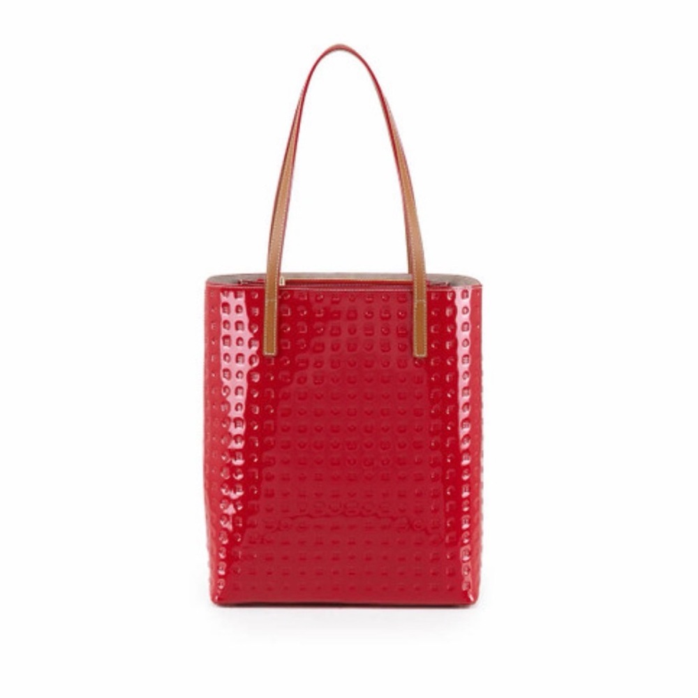 Arcadia Natalia Patent Leather Large Tote Handbag